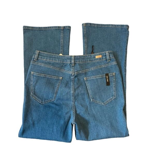 Massimo Dutti High Rise Baby Boot Crop Jeans Size 6 NWOT - Picture 3 of 16